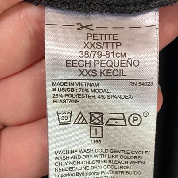 Banana Republic Black Sand-wash Twist Front Half Sleeve Midi Dress XXS Modal - Picture 7 of 9